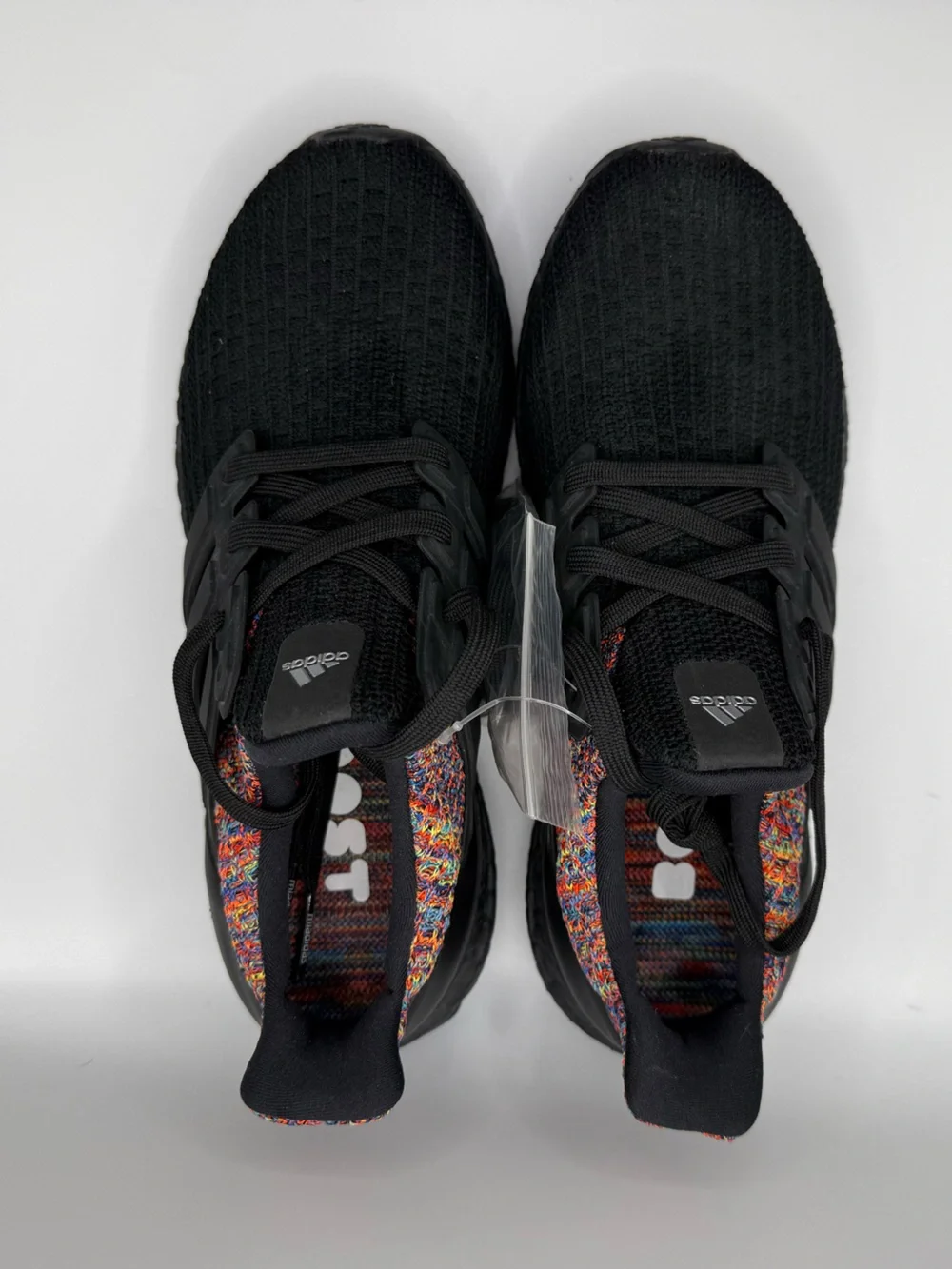 Adidas Ultraboost MiAdidas Black/Multicolor - size 6 (No Box)